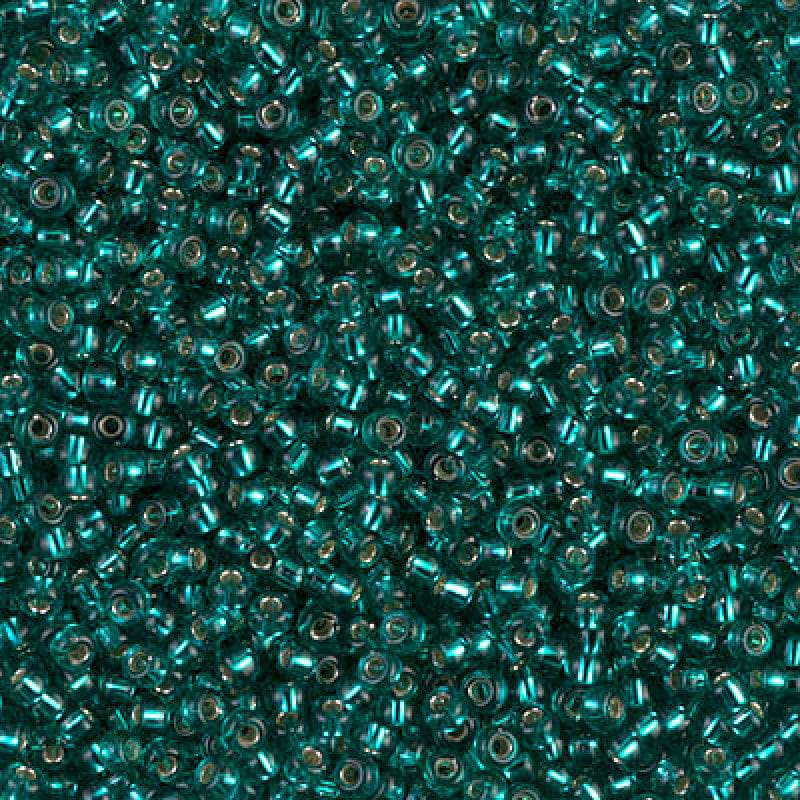 Miyuki Seed Beads 11/0 Silver Lined Teal, 2425-NEW!!!