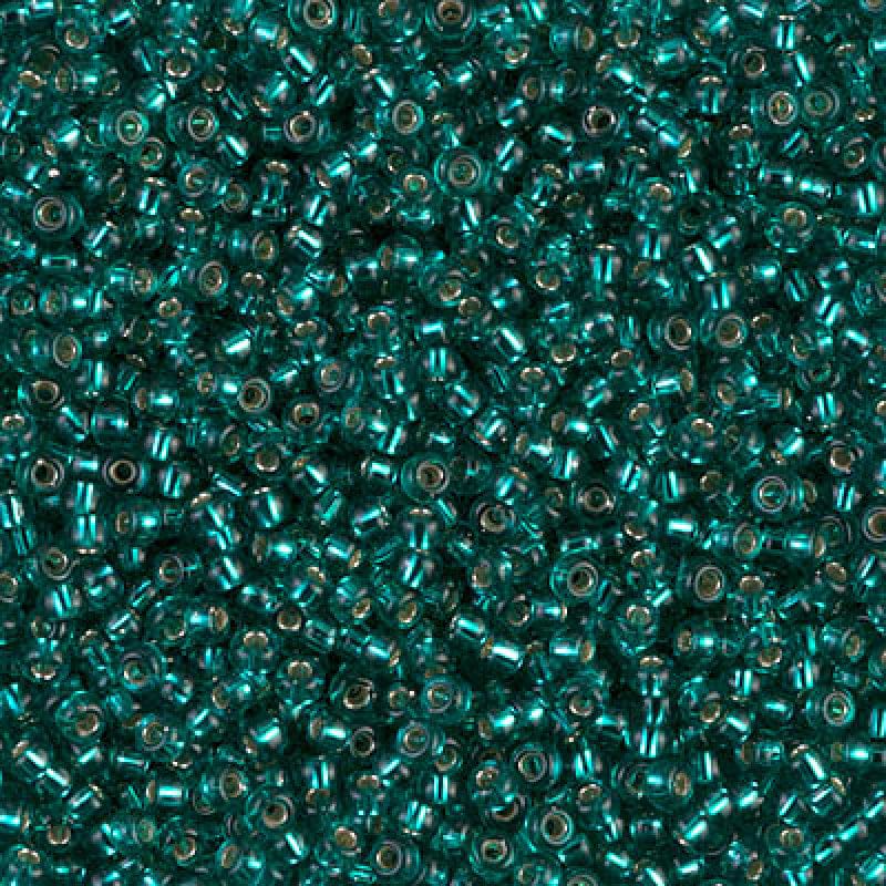 Miyuki Seed Beads 11/0 Silver Lined Teal, 2425-NEW!!!£1.5