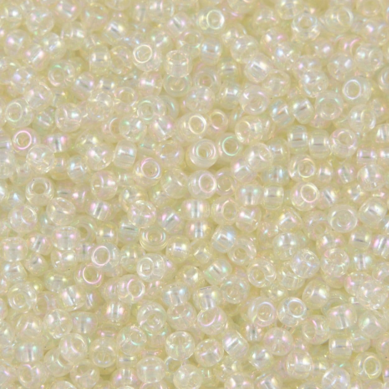 Miyuki Seed Beads 11/0 Crystal Ivory Gold Luster, 2442-NEW!!!