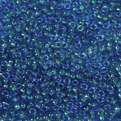 Miyuki Seed Beads 11/0 Fancy Lined Teal Blue, 3537-NEW!!!£1.75