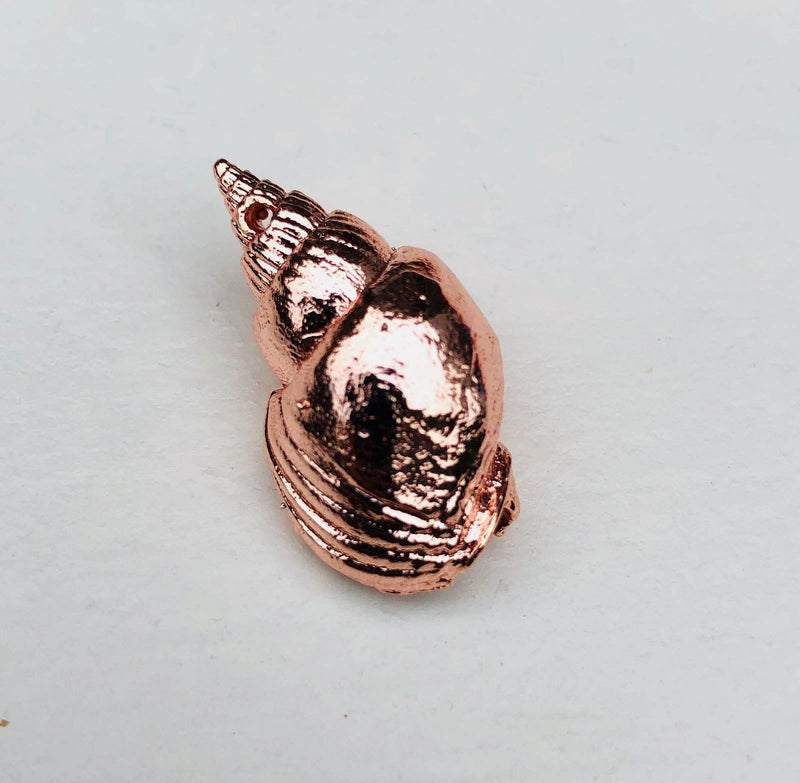 Sea Shell Pendant 2.5 cm, Rose gold plated