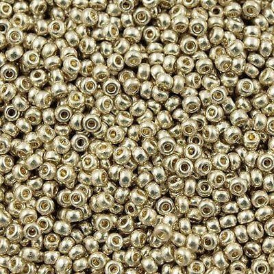 Miyuki Seed Beads 8/0  Duracoat Galvanized Silver, 4201-NEW!!! £3.5