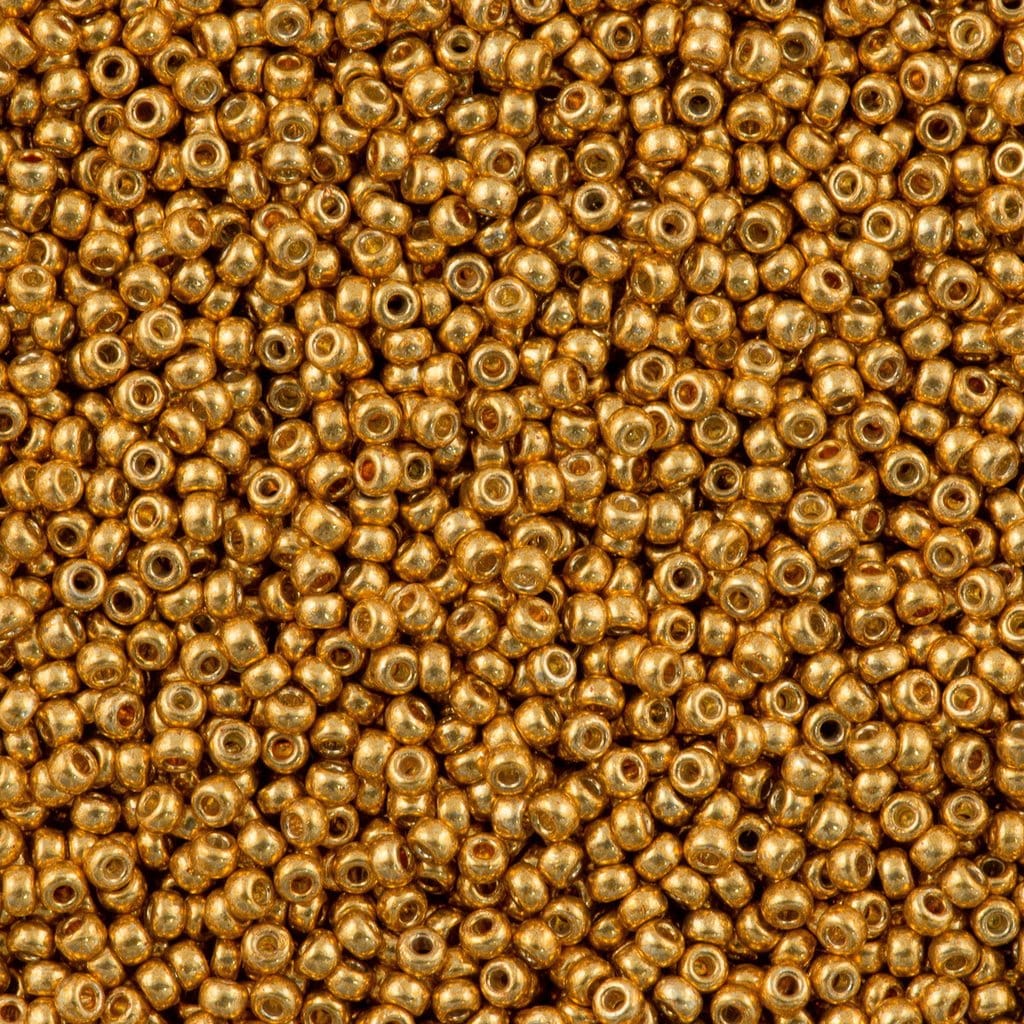 Miyuki Seed Beads 11/0 Duracoat Galvanized Yellow Gold, 4203-NEW!!!
