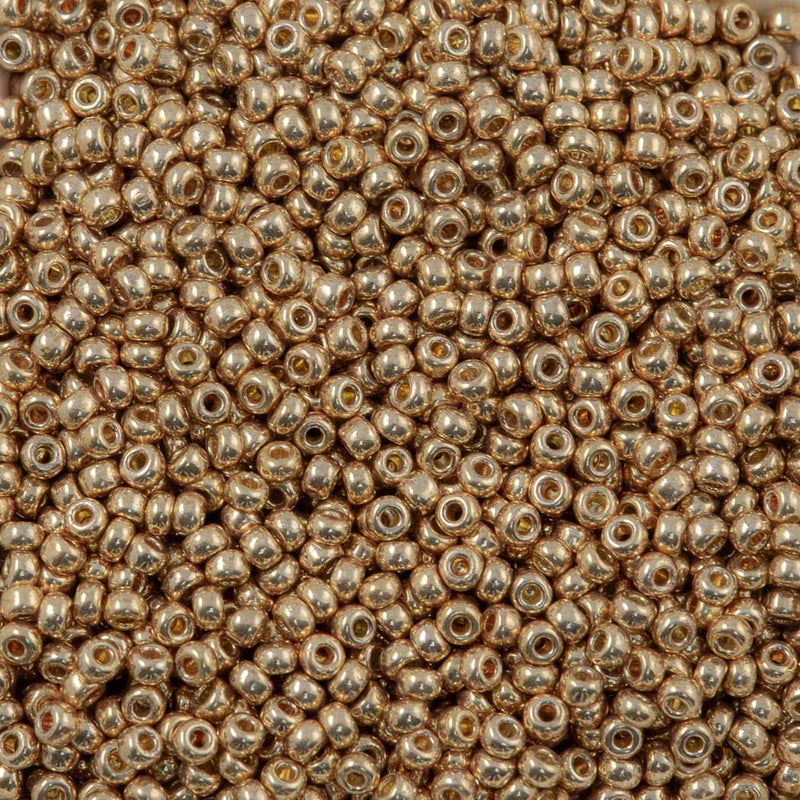 Miyuki Seed Beads 11/0  Duracoat Galvanized Champagne, 4204-NEW!!!