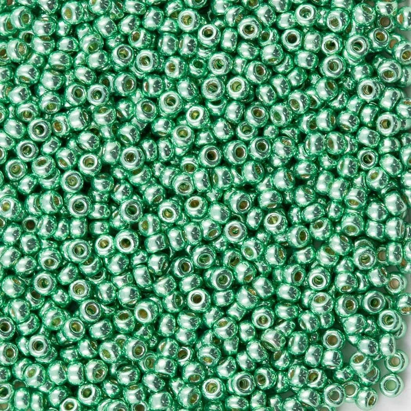 Miyuki Seed Beads 11/0  Duracoat Galvanized Mint, 4214-NEW!!!£3.5