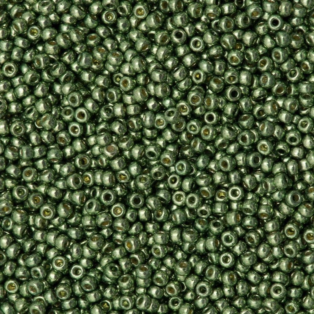 Miyuki Seed Beads 11/0 Duracoat Galvanized Sea Green, 4215-NEW!!!