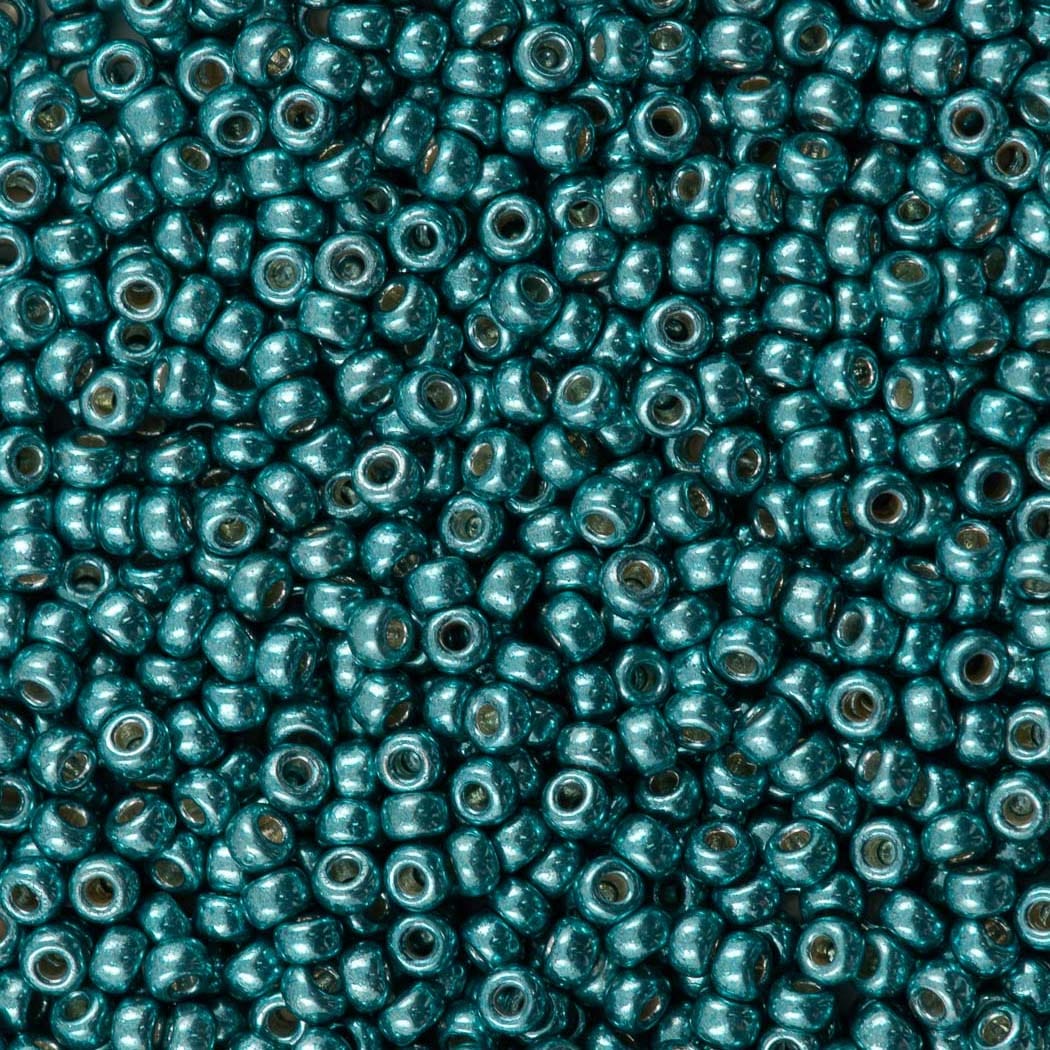 Miyuki Seed Beads 11/0 Duracoat Galvanized Dark Sea Foam, 4217-NEW!!!