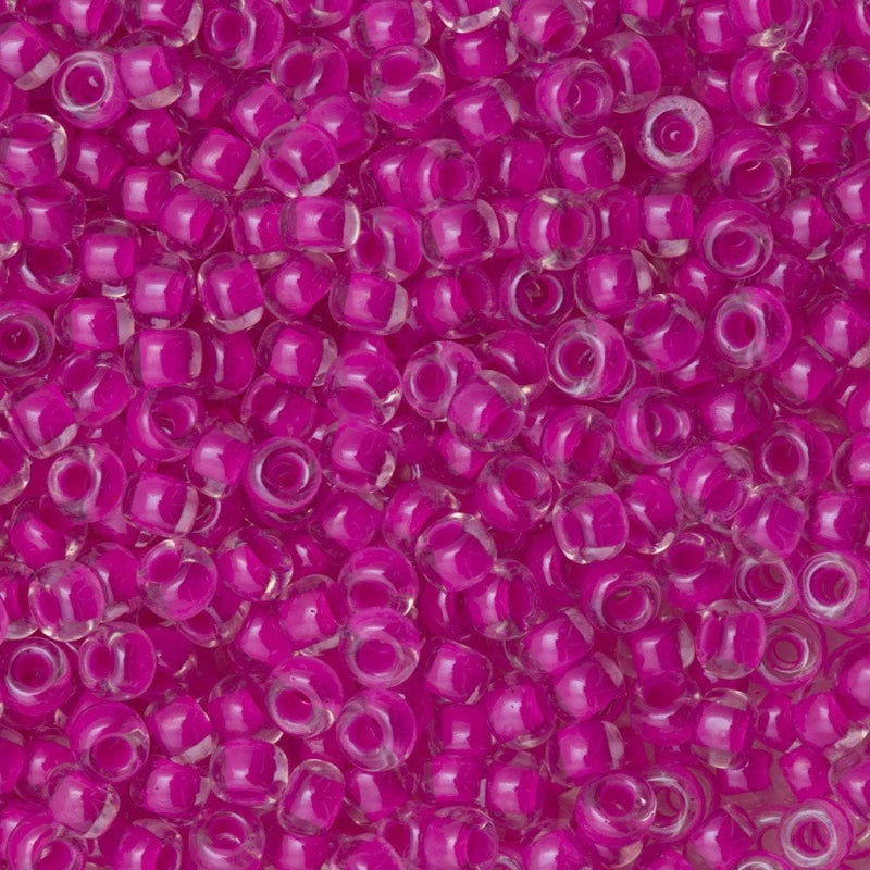 Miyuki Rocailles 6/0 Leuchtendes heißes Magenta 4302