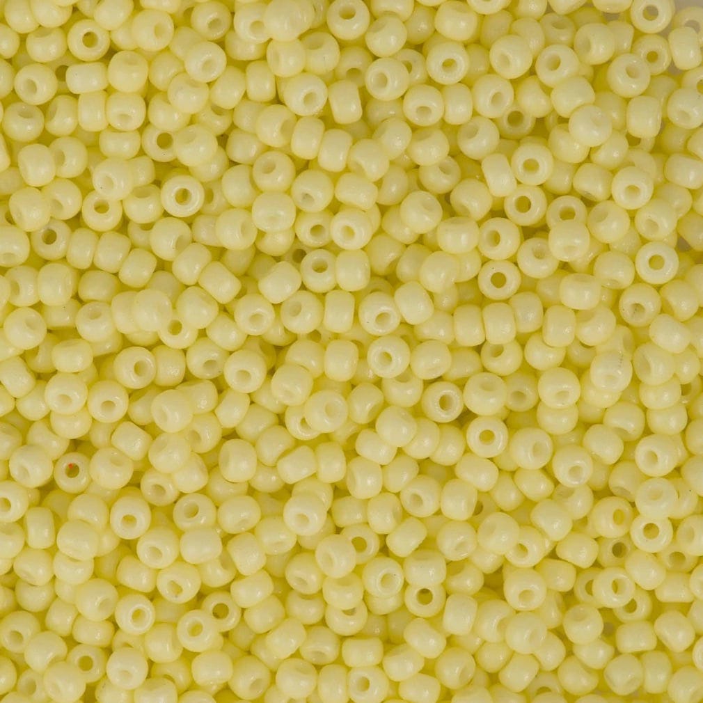Miyuki Seed Beads 11/0 Duracoat Opaque Light Lemon Ice, 4451-NEW!!!