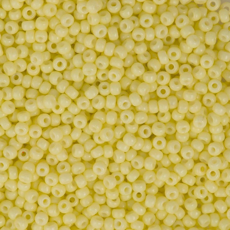 Miyuki Seed Beads 11/0  Duracoat Opaque Light Lemon Ice, 4451-NEW!!!