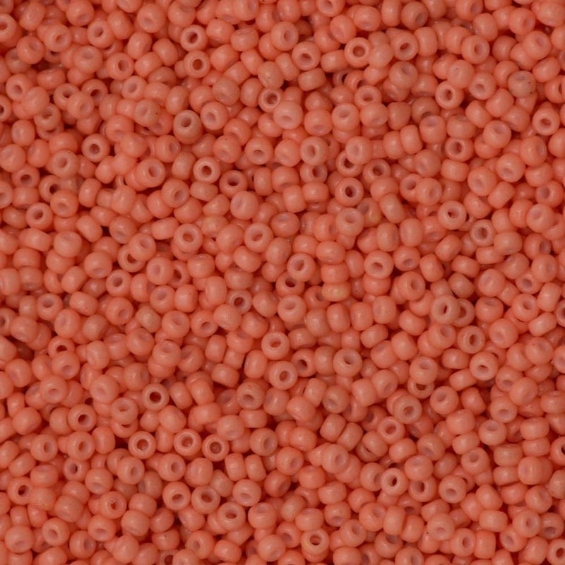 Miyuki Seed Beads 11/0  Duracoat Opaque Dark Salmon, 4462-NEW!!!£2.85