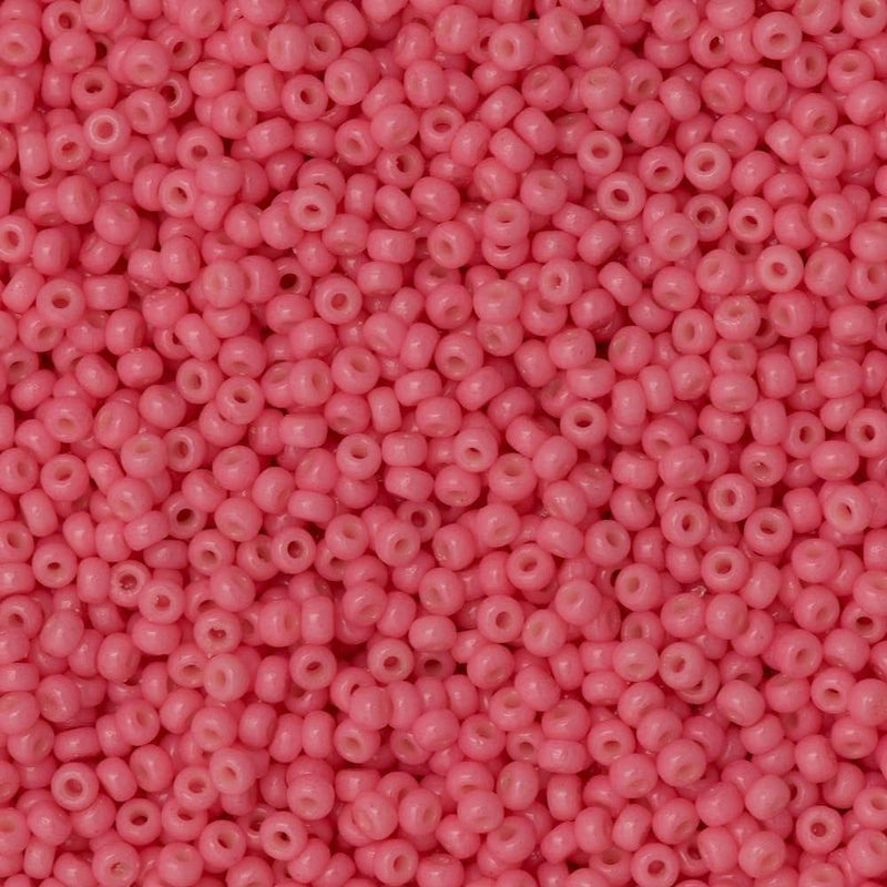 Miyuki Seed Beads 11/0  Duracoat Opaque Guava, 4465-NEW!!!£2.85