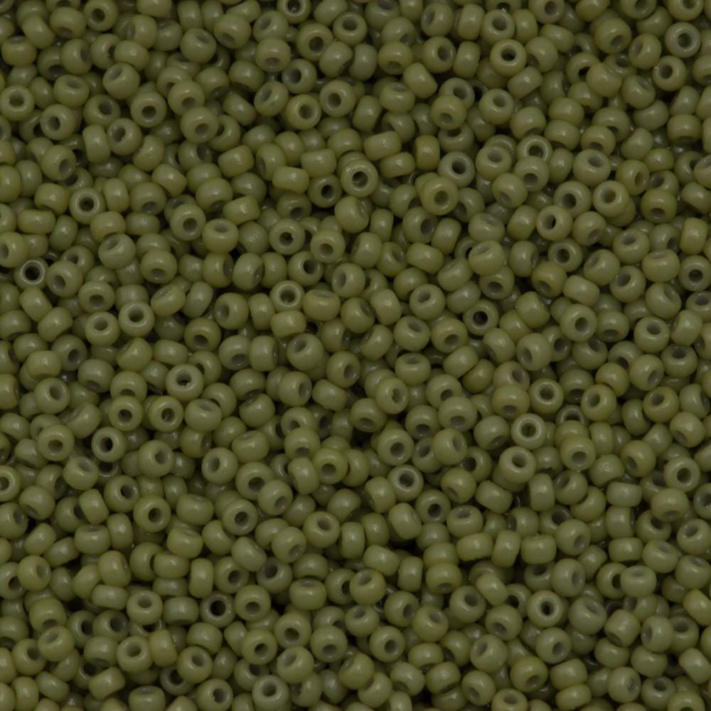 Miyuki Seed Beads 15/0, 4474 -Duracoat Opaque Cactus
