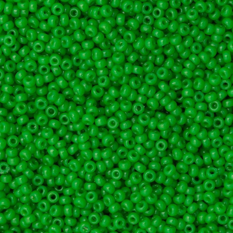 Miyuki Seed Beads 11/0  Duracoat Opaque Fiji Green, 4476-NEW!!!£2.85