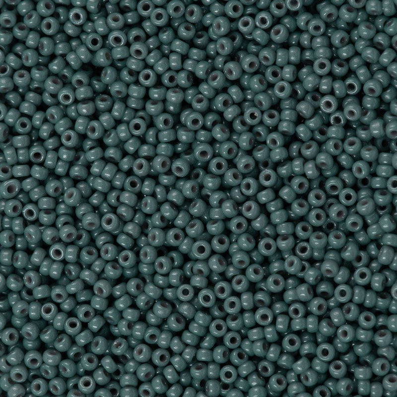 Miyuki Seed Beads 11/0  Duracoat Opaque Eucalyptus, 4481-NEW!!!£2.85