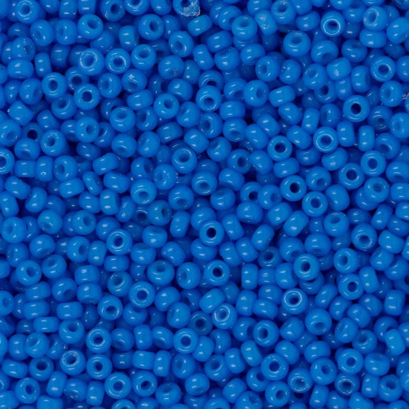Miyuki Seed Beads 8/0 Duracoat Opaque Delphinium, 4484