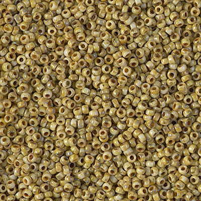 Miyuki Seed Beads 15/0, 4512 - Picasso Opaque Canary Yellow, beads, miyuki beads, £2