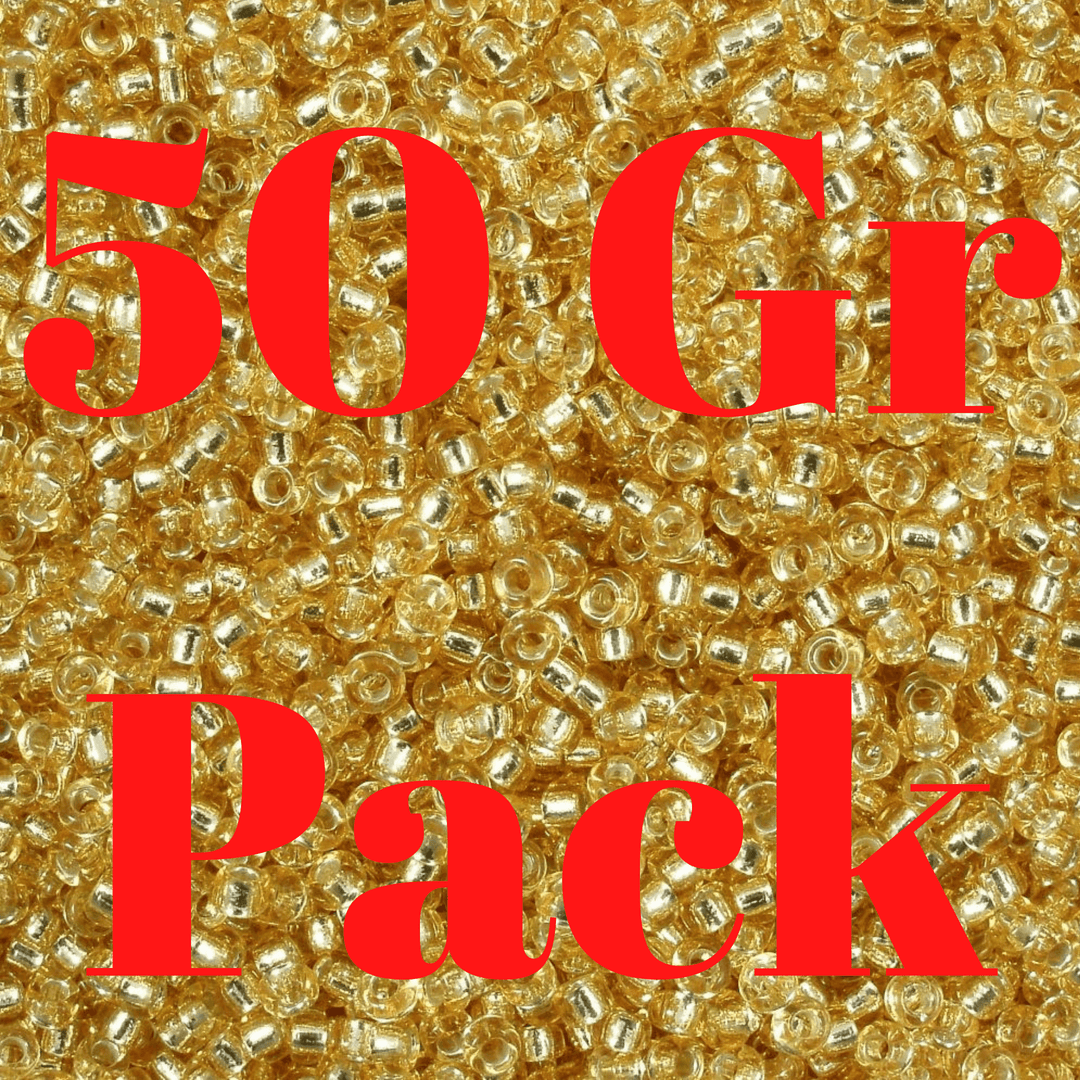 Miyuki Seed Beads 11/0 Silver Lined Gold, 0003