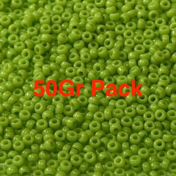 Miyuki Seed Beads 11/0 Opaque Chartreuse, 0416