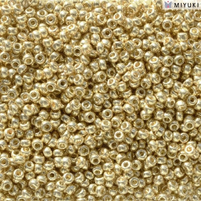 Miyuki Seed Beads 11/0 Duracoat Galvanized Pale Gold  , 5101-NEW!!!£3.3