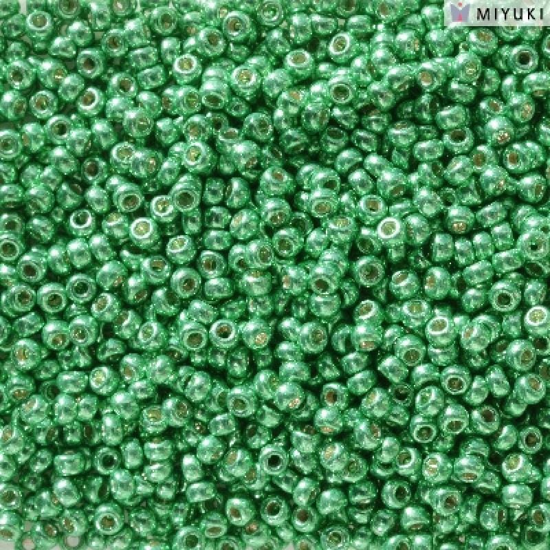 Miyuki Seed Beads 11/0 Duracoat Galvanized Dark Mint Green , 5105-NEW!!!