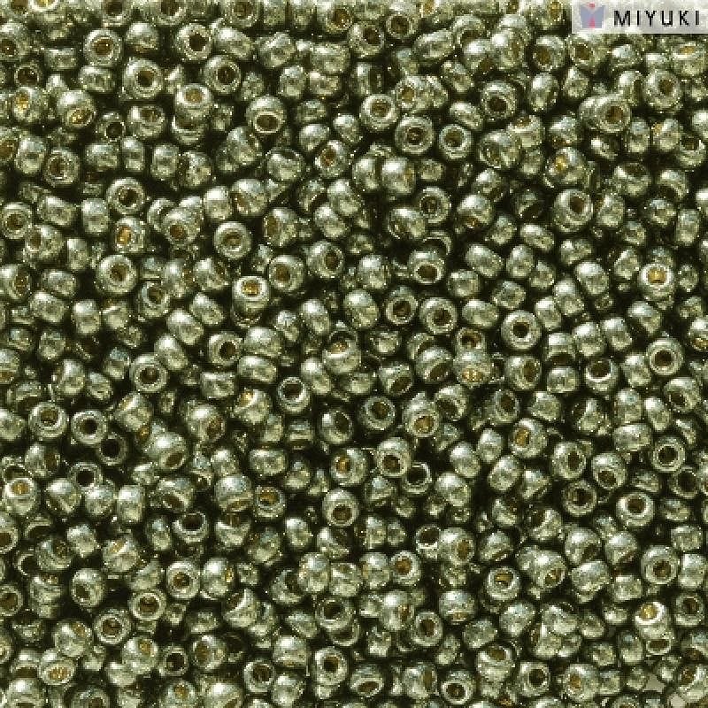 Miyuki Seed Beads 11/0 Duracoat Galvanized Steel Green , 5112-NEW!!!