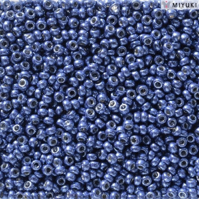 Miyuki Seed Beads 11/0 Duracoat Galvanized Mermaid Blue, 5117-NEW!!!£3.3