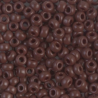 Miyuki Seed Beads 6/0 Opaque Chocolate, 0409