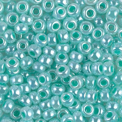 Miyuki Seed Beads 6/0  Aqua Green Ceylon, 0536