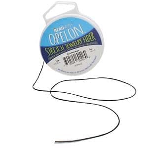 Best Stretch Cord for Bead Bracelets - Opelon 0.7mm Black-5M