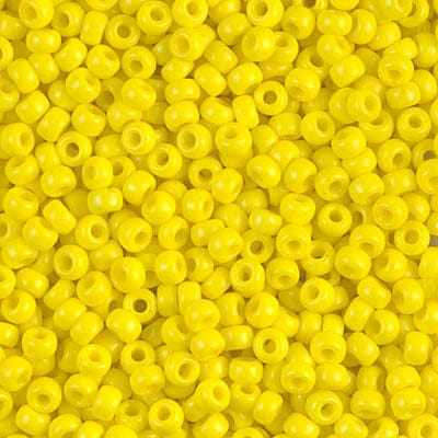 Miyuki Seed Beads 8/0 Opaque Yellow , 0404