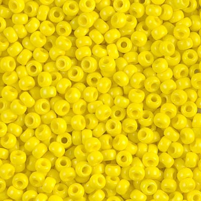 Miyuki Seed Beads 8/0 Opaque Yellow , 0404
