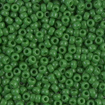 Miyuki Seed Beads 8/0 Opaque Jade Green , 0411