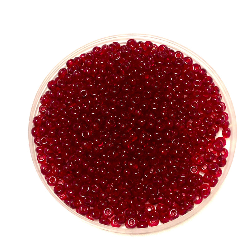 Preciosa Seed Beads 6/0 Rocailles-Round Hole 20 gr, 90120 Garnet