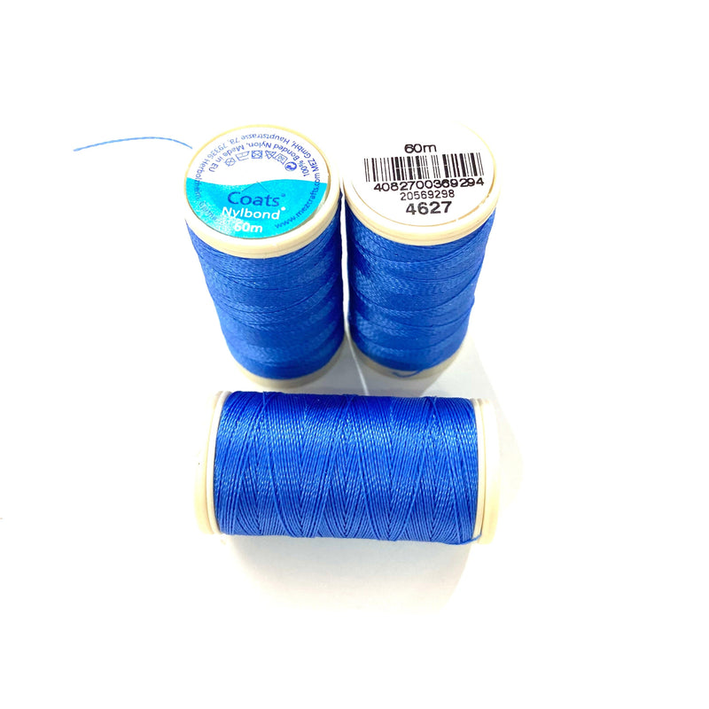 Coats, Nylbond extra strong beading thread | 60mt | royal 4627