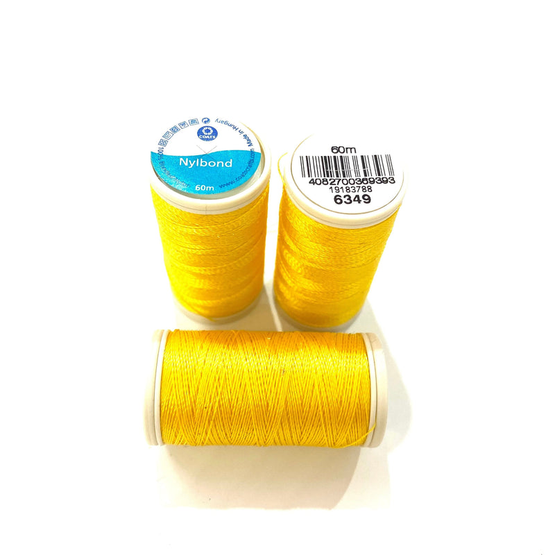 Coats, Nylbond extra strong beading thread | 60mt | lemon 6349