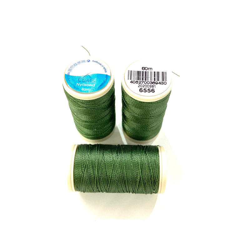 Coats, Nylbond extra strong beading thread | 60mt | avocado 6556