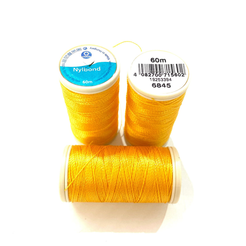 Coats, Nylbond extra strong beading thread | 60mt | corn 6845