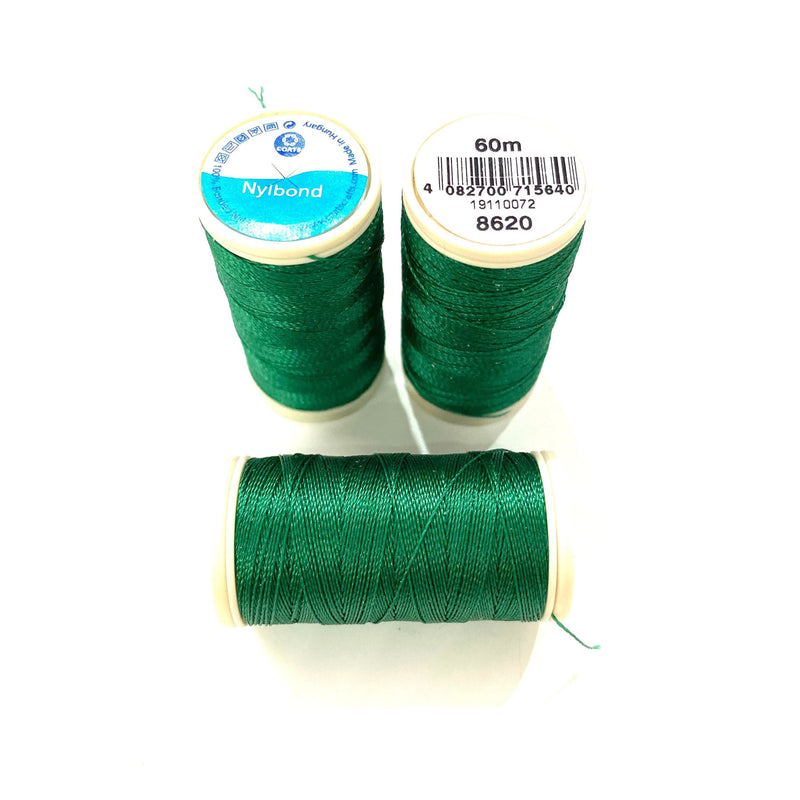 Coats, Nylbond extra strong beading thread | 60mt | myrtle 8620