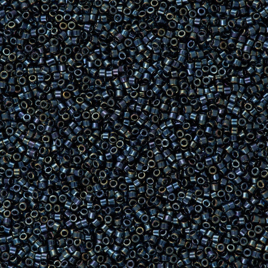 DB0006 - Gunmetal Iris, Miyuki Delica 11/0 , 5 Gr Pack