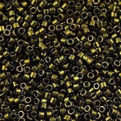 DB0011 Metallic Olive, Miyuki Delica 11/0
