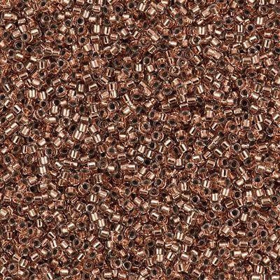 DB0037 Copper-Lined Crystal Clear, Miyuki Delica 11/0