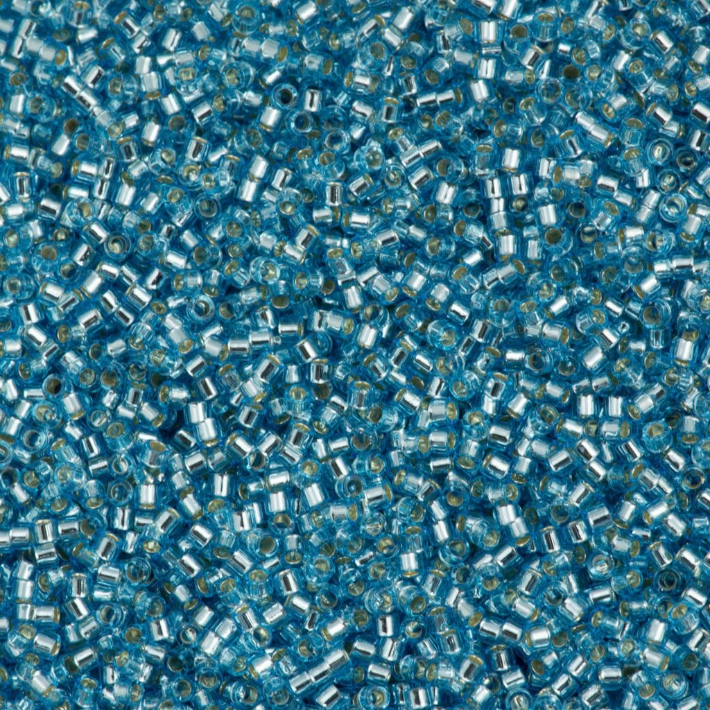 DB0044 Silver Lined Aqua, Miyuki Delica 11/0