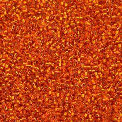 DB0045 Silver Lined Orange, Miyuki Delica 11/0