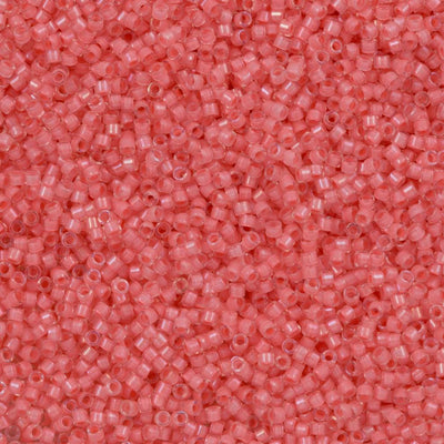 DB0070 - Lined Rose Pink AB, Miyuki Delica 11/0 £2.25