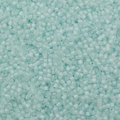 DB0078 Aqua Mist Lined Crystal Luster, Miyuki Delica 11/0 £2.25