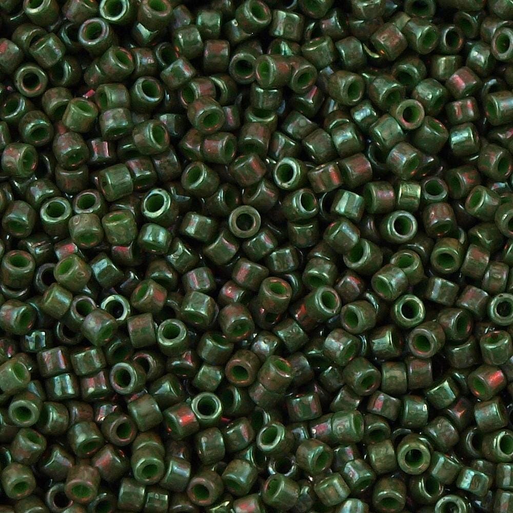 DB0131 Opaque Dark Olive Luster, Miyuki Delica 11/0