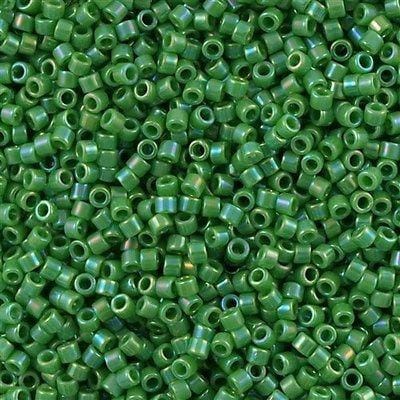 DB0163 - Opaque Green AB, Miyuki Delica 11/0
