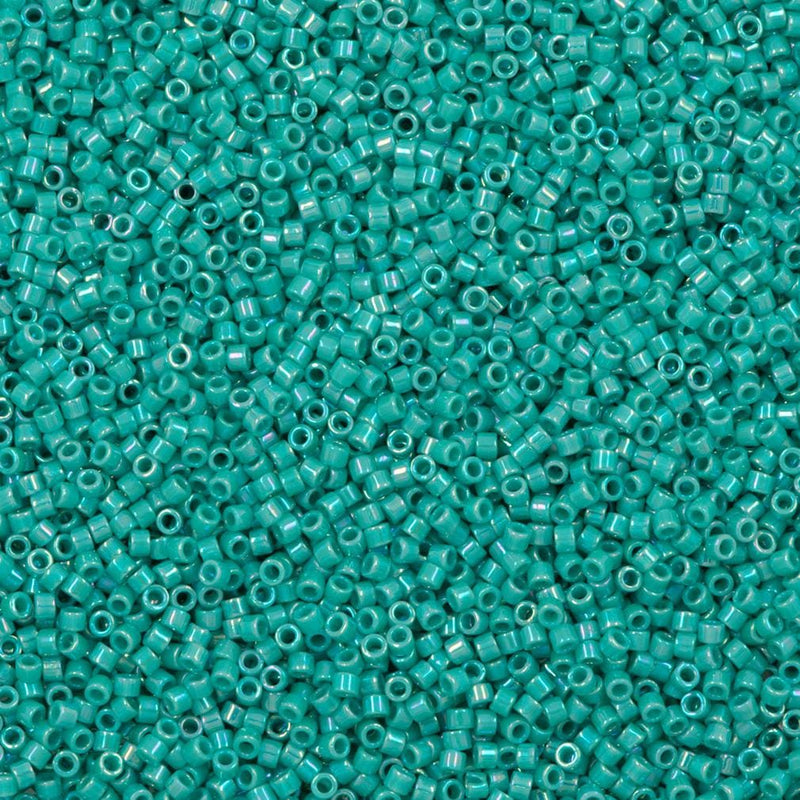 DB0166 Opaque Turquoise AB, Miyuki Delica 11/0 £2.25