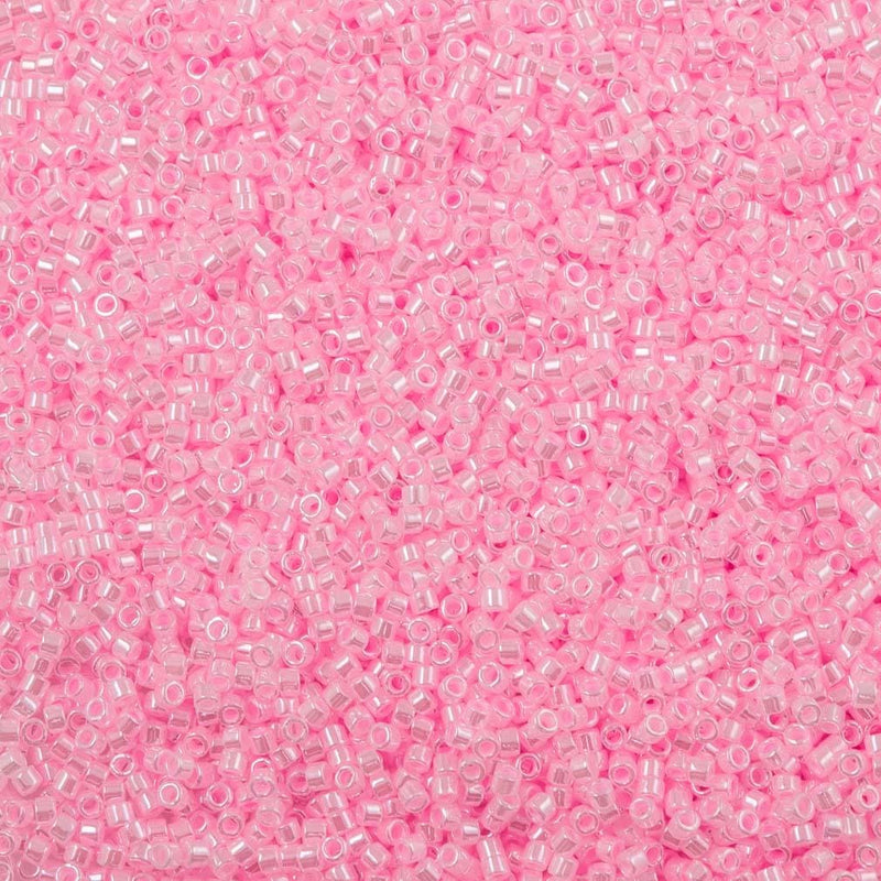 DB0244 Lined Crystal Light Pink, Miyuki Delica 11/0 £2.25